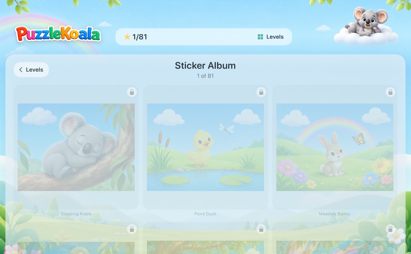 The sticker album