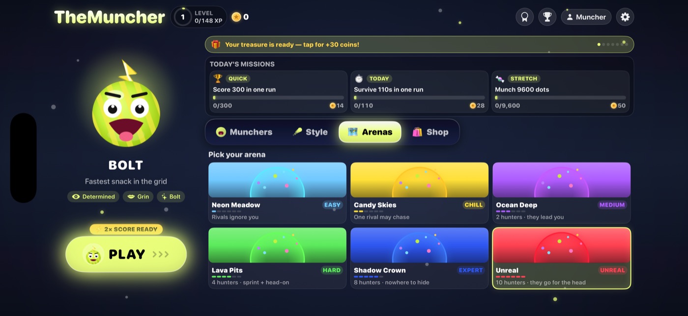 The arena picker